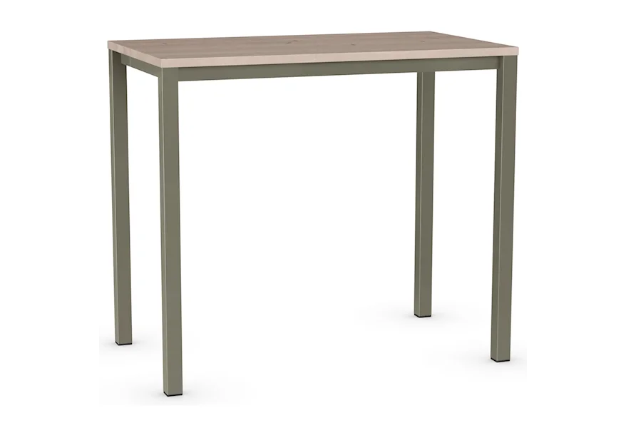 Urban Bar Height Harrison Pub Table with Wood Top by Amisco at Esprit Decor Home Furnishings